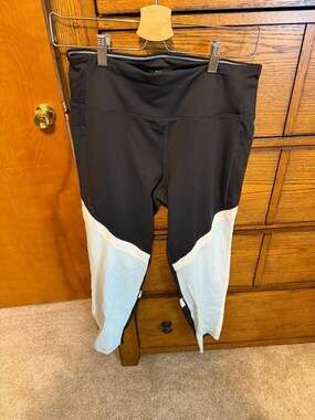 Calvin Klein Performance XL Colorblock Wick High Waist 7/8 Leggings